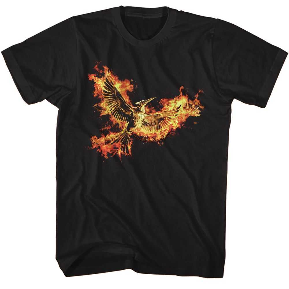 Hunger Games - HUNGER GAMES MOCKINGJAY PT 2 PIN Adult Shirt