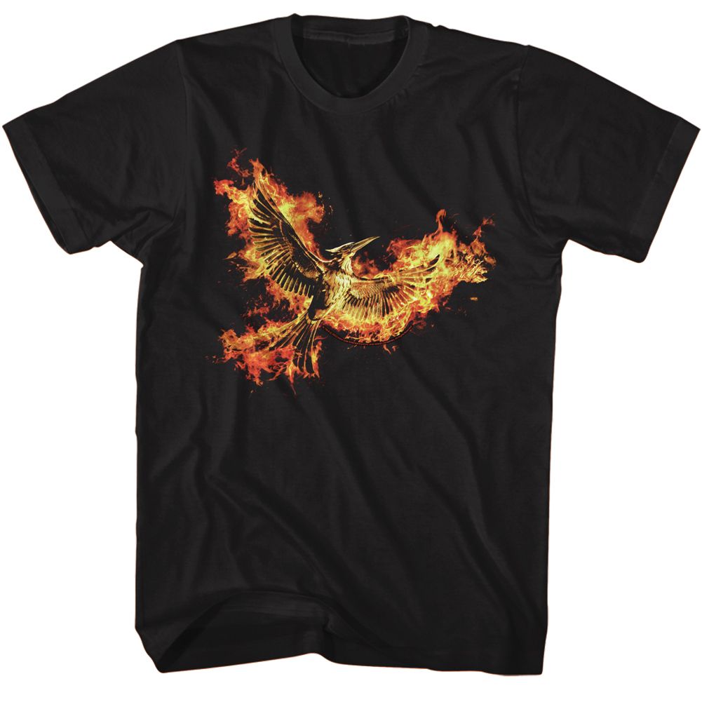 Hunger Games - HUNGER GAMES MOCKINGJAY PT 2 PIN Adult Shirt
