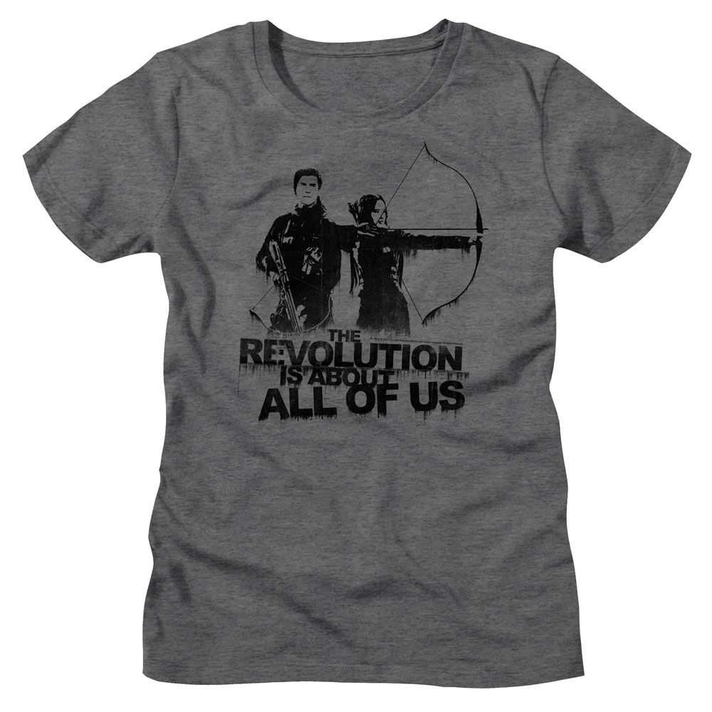 Hunger Games - HUNGER GAMES ABOUT ALL OF US Adult Shirt