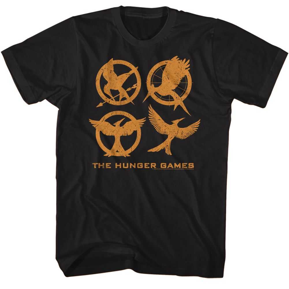Hunger Games - HUNGER GAMES EMBLEMS Adult Shirt