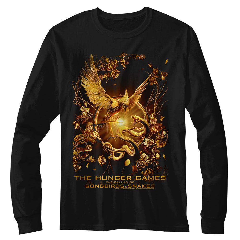 Hunger Games - HUNGER GAMES SONGBIRD SNAKES POSTER Adult Shirt