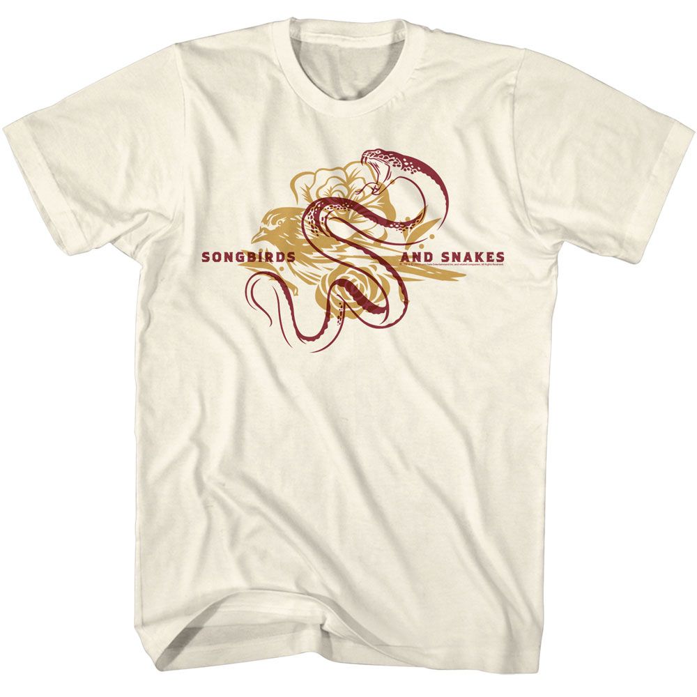 Hunger Games - HUNGER GAMES BIRD AND SNAKE OVERLAY Adult Shirt