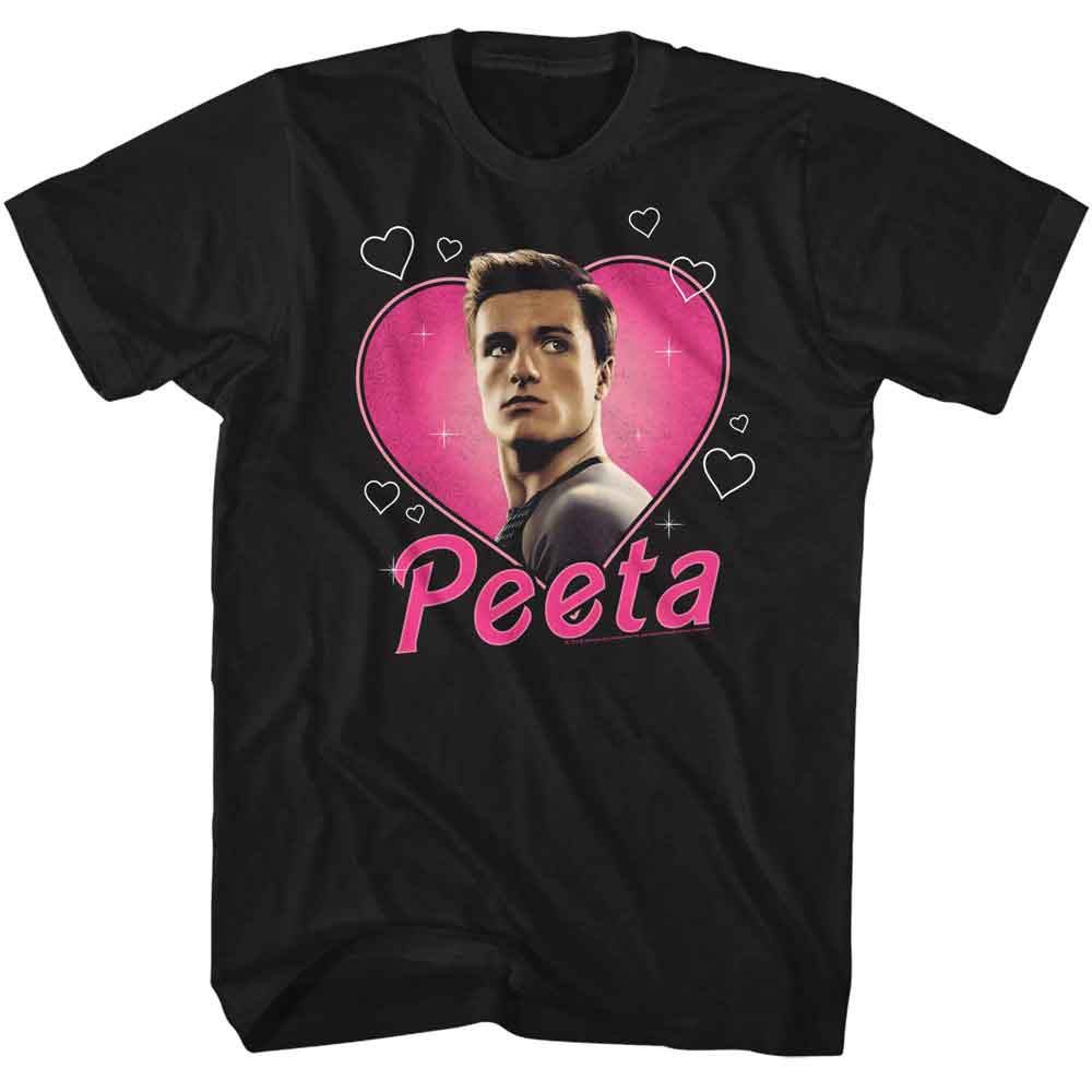Hunger Games - HUNGER GAMES PEETA HEARTTHROB Adult Shirt