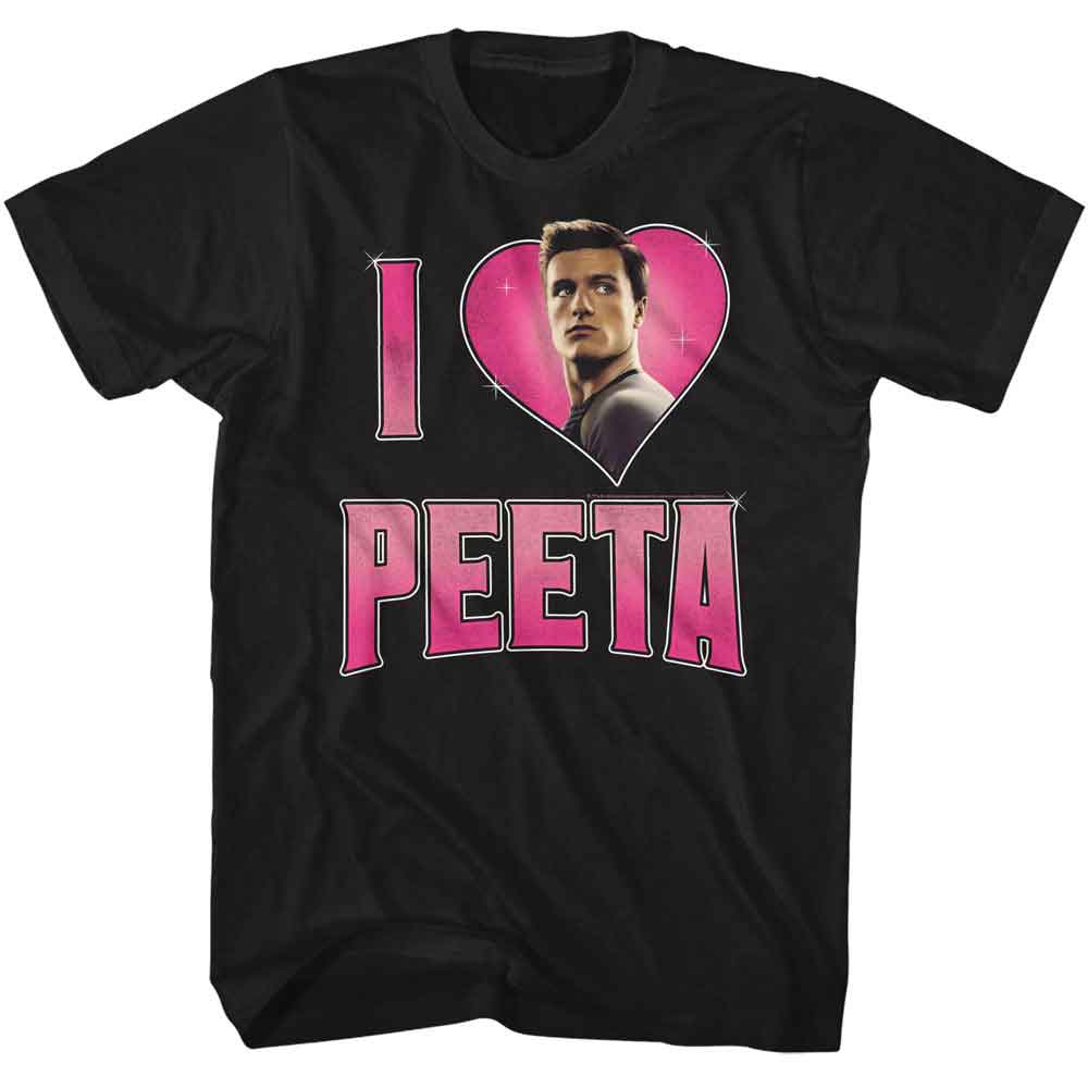 Hunger Games - HUNGER GAMES I HEART PEETA Adult Shirt