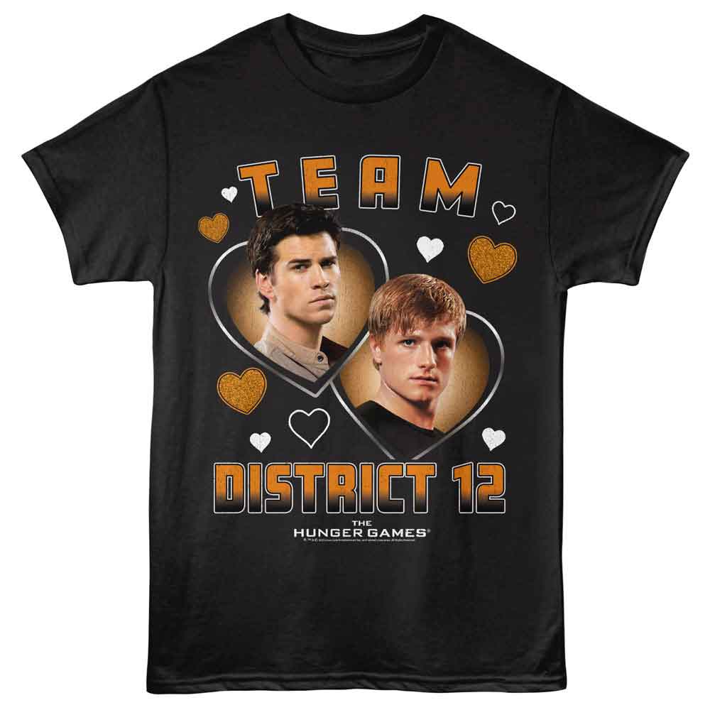 Hunger Games - HUNGER GAMES TEAM DISTRICT 12 Adult Shirt