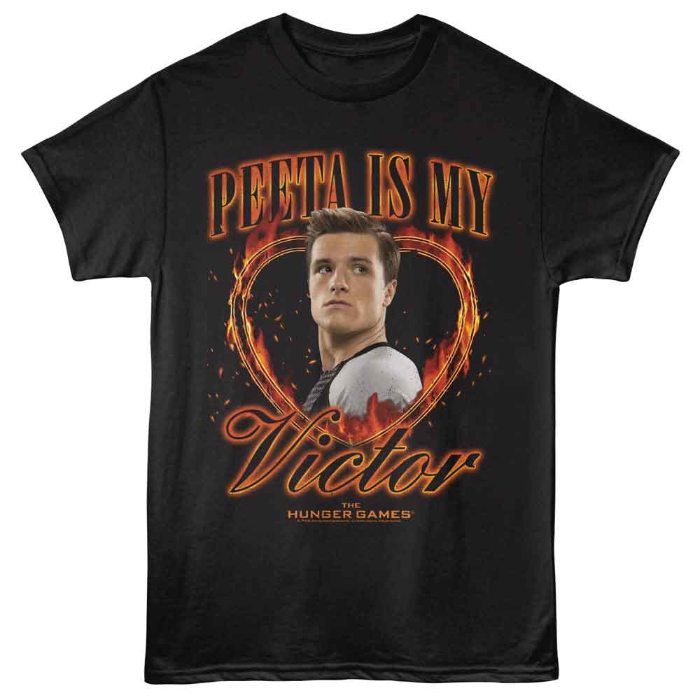 Hunger Games - HUNGER GAMES PEETA IS MY VICTOR Adult Shirt