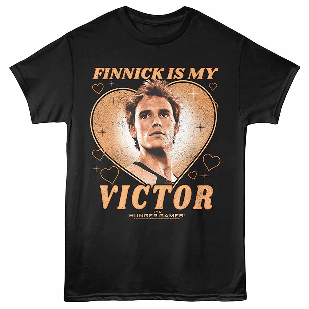 Hunger Games - HUNGER GAMES FINNICK IS MY VICTOR Adult Shirt