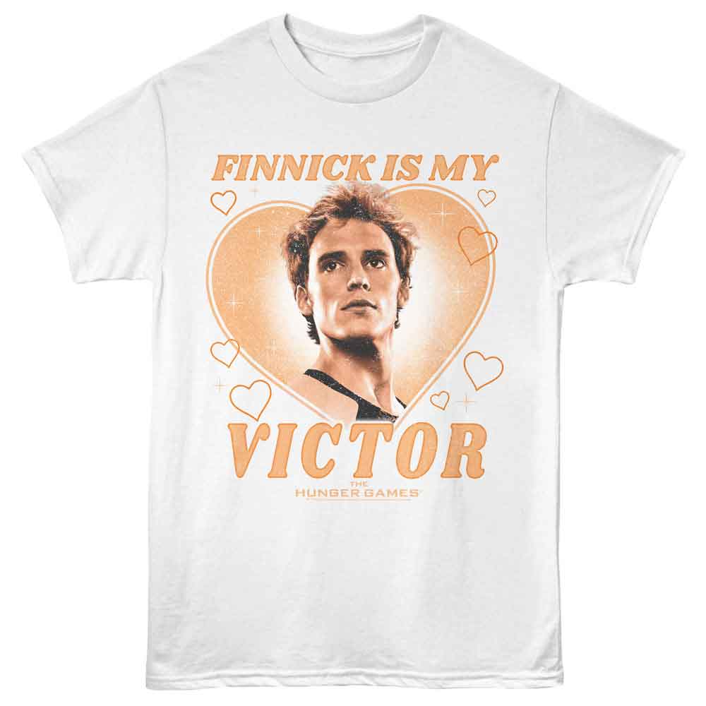 Hunger Games - HUNGER GAMES FINNICK IS MY VICTOR Adult Shirt