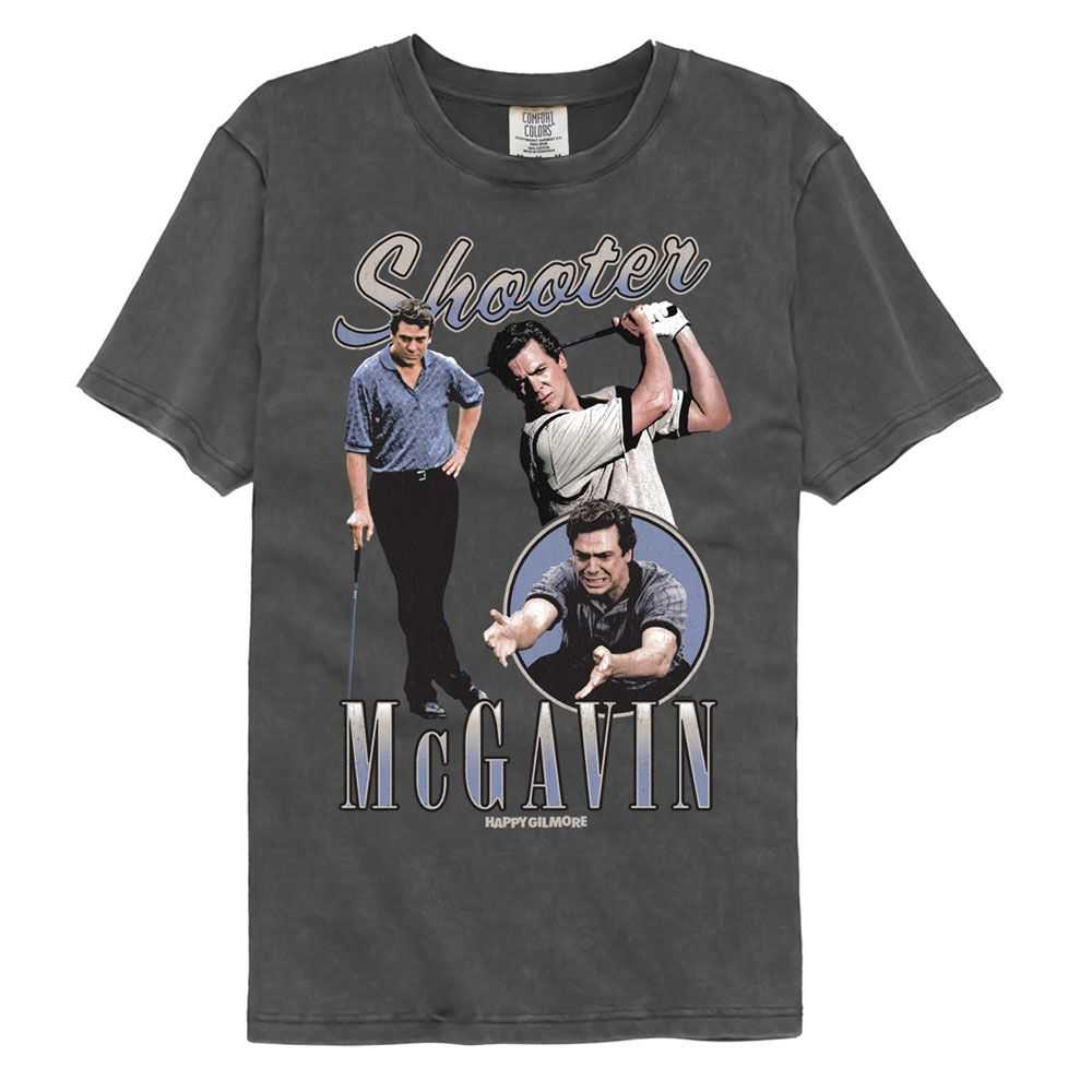 Happy Gilmore - HAPPY GILMORE SHOOTER MONTAGE Adult Shirt