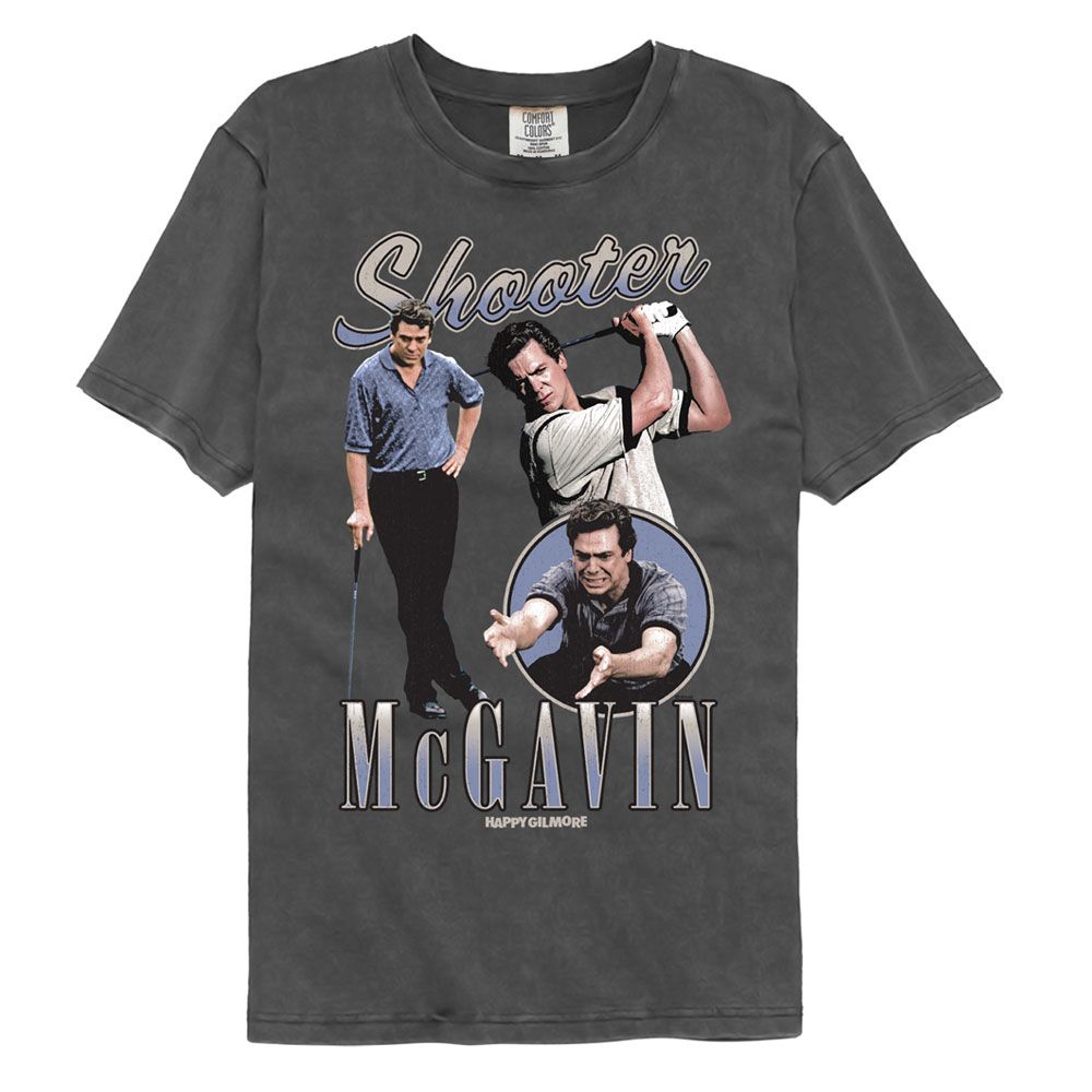 Happy Gilmore - HAPPY GILMORE SHOOTER MONTAGE Adult Shirt