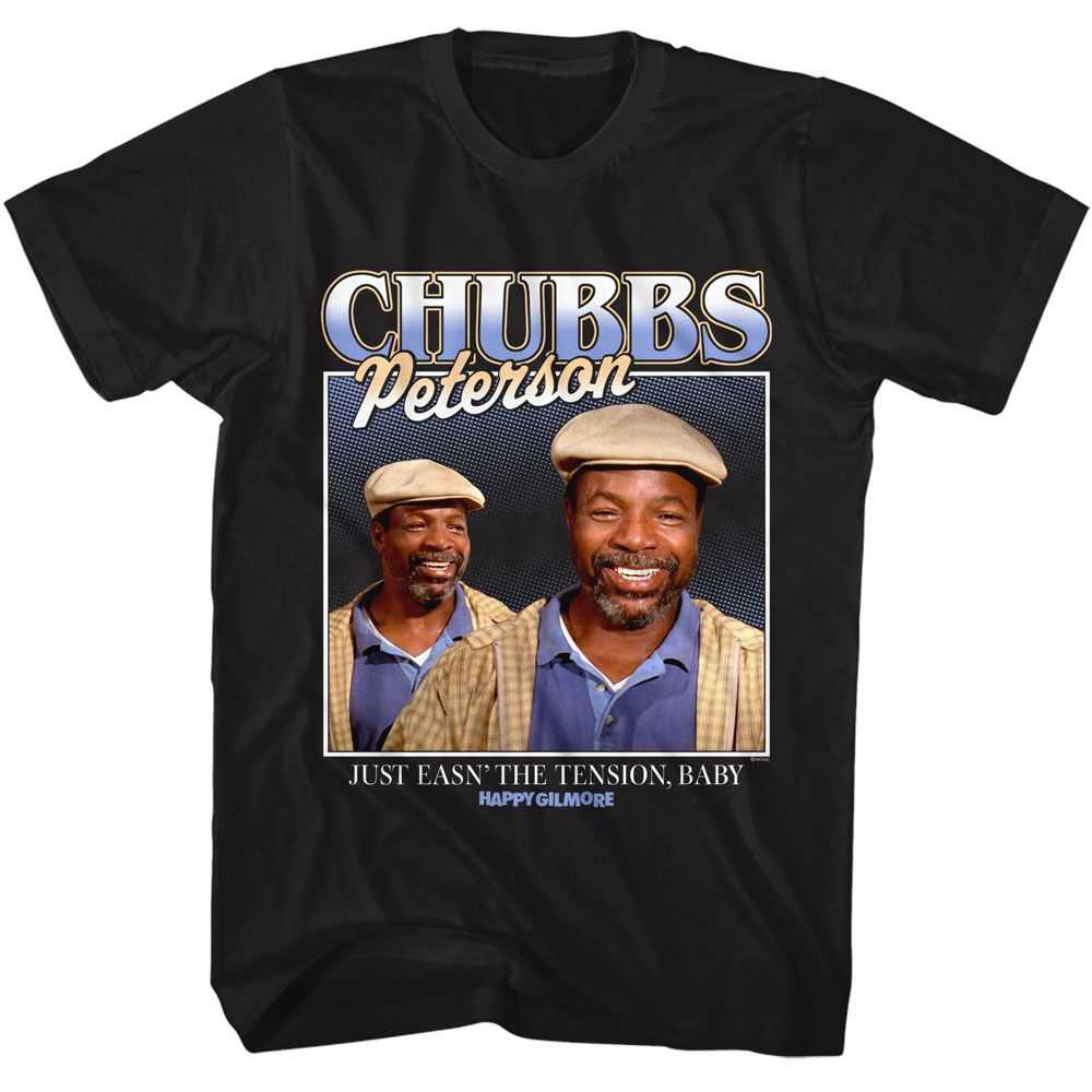 Happy Gilmore - HAPPY GILMORE JUST EASIN THE TENSION BABY Adult Shirt
