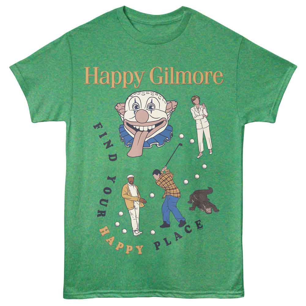 Happy Gilmore - HAPPY GILMORE HAPPY PLACE Adult Shirt