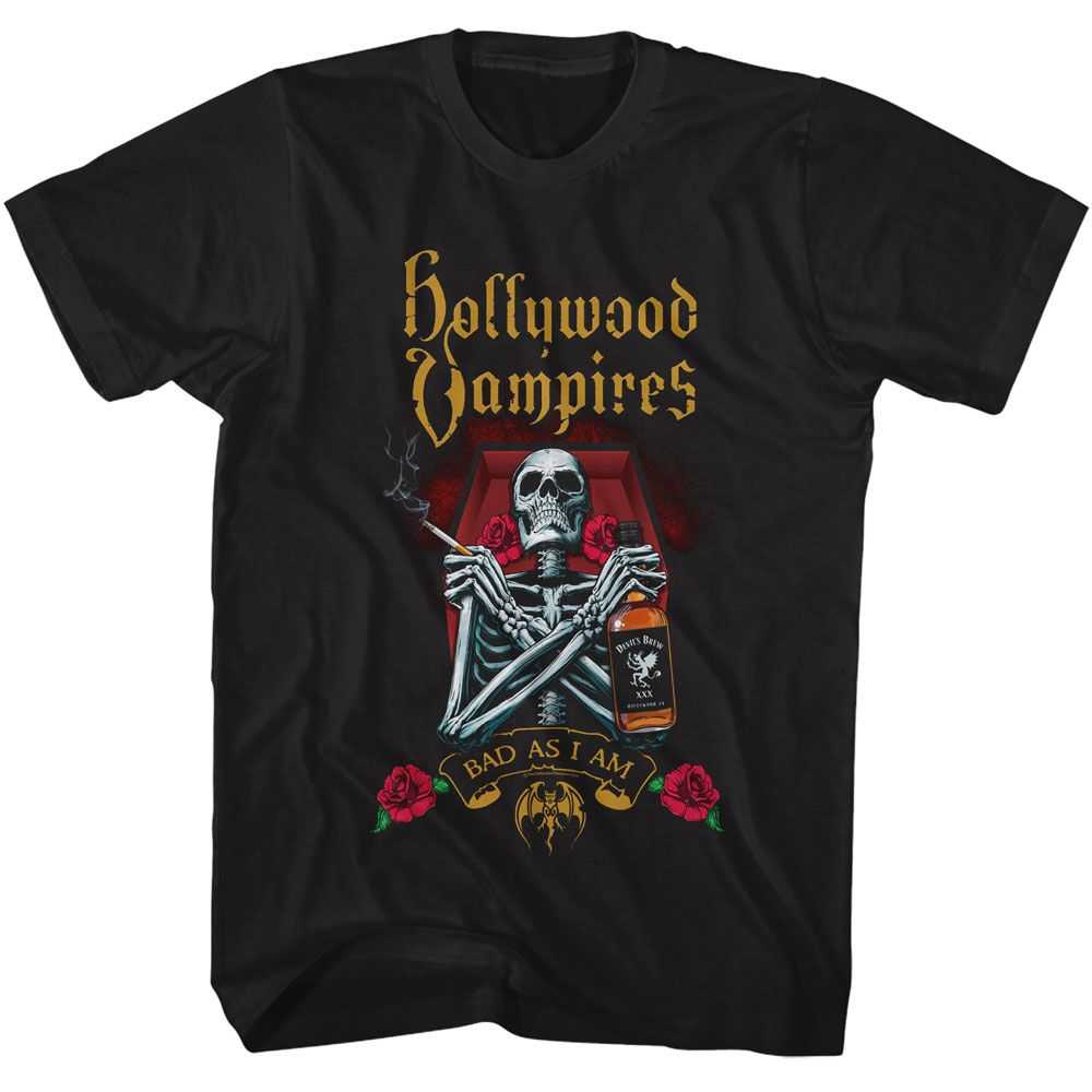 Hollywood Vampires - HV BAD AS I AM Adult Shirt