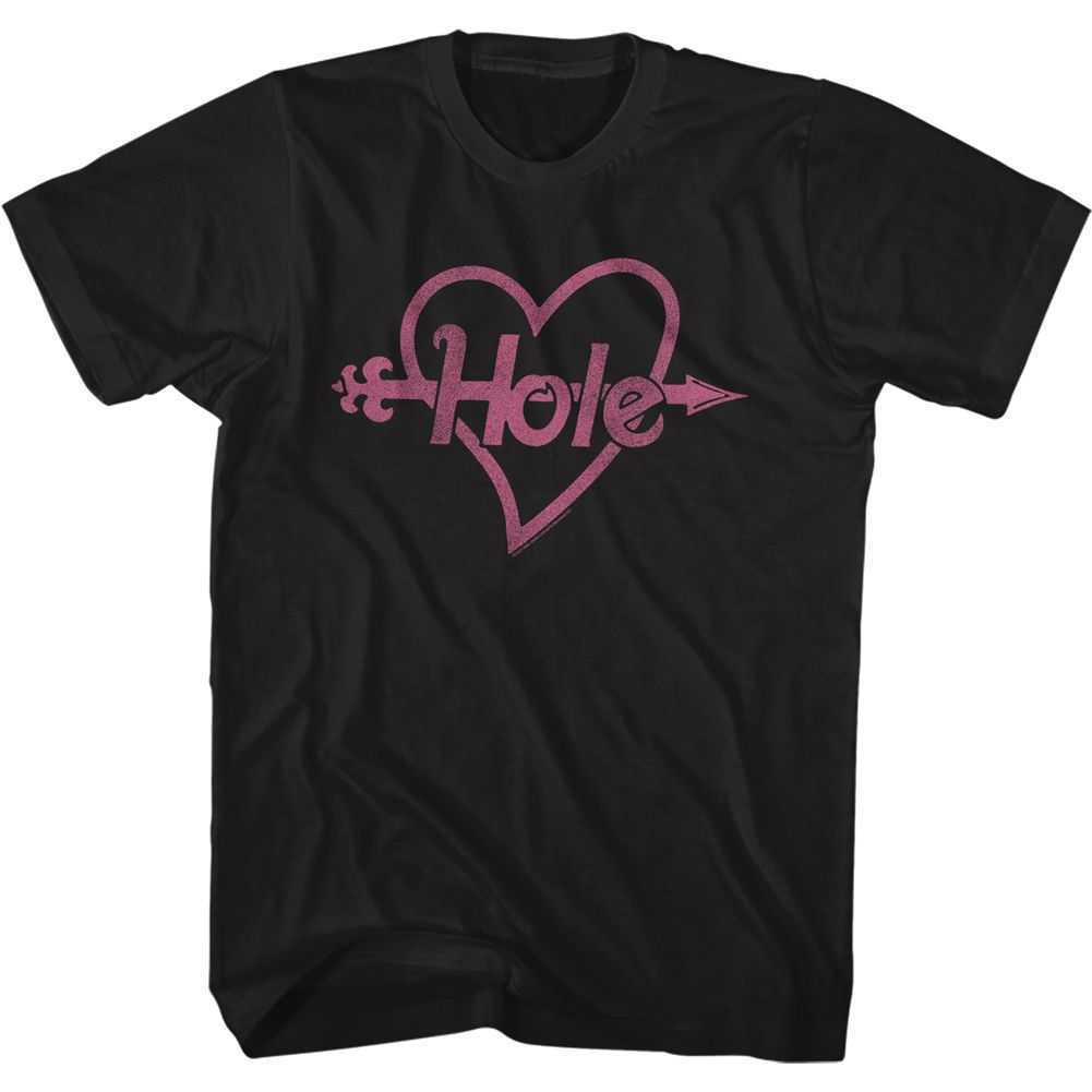 Hole - PINK HEART AND ARROW Adult Shirt