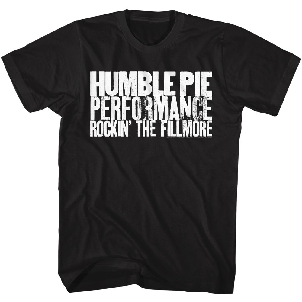Humble Pie - HUMBLE PIE ROCKIN THE FILMORE Adult Shirt