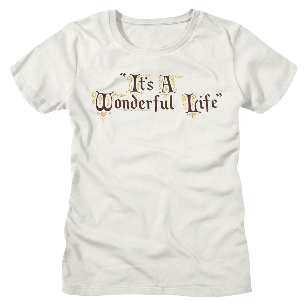 Its a Wonderful Life - ITS A WONDERFUL LIFE TITLE TREATMENT Adult Shirt