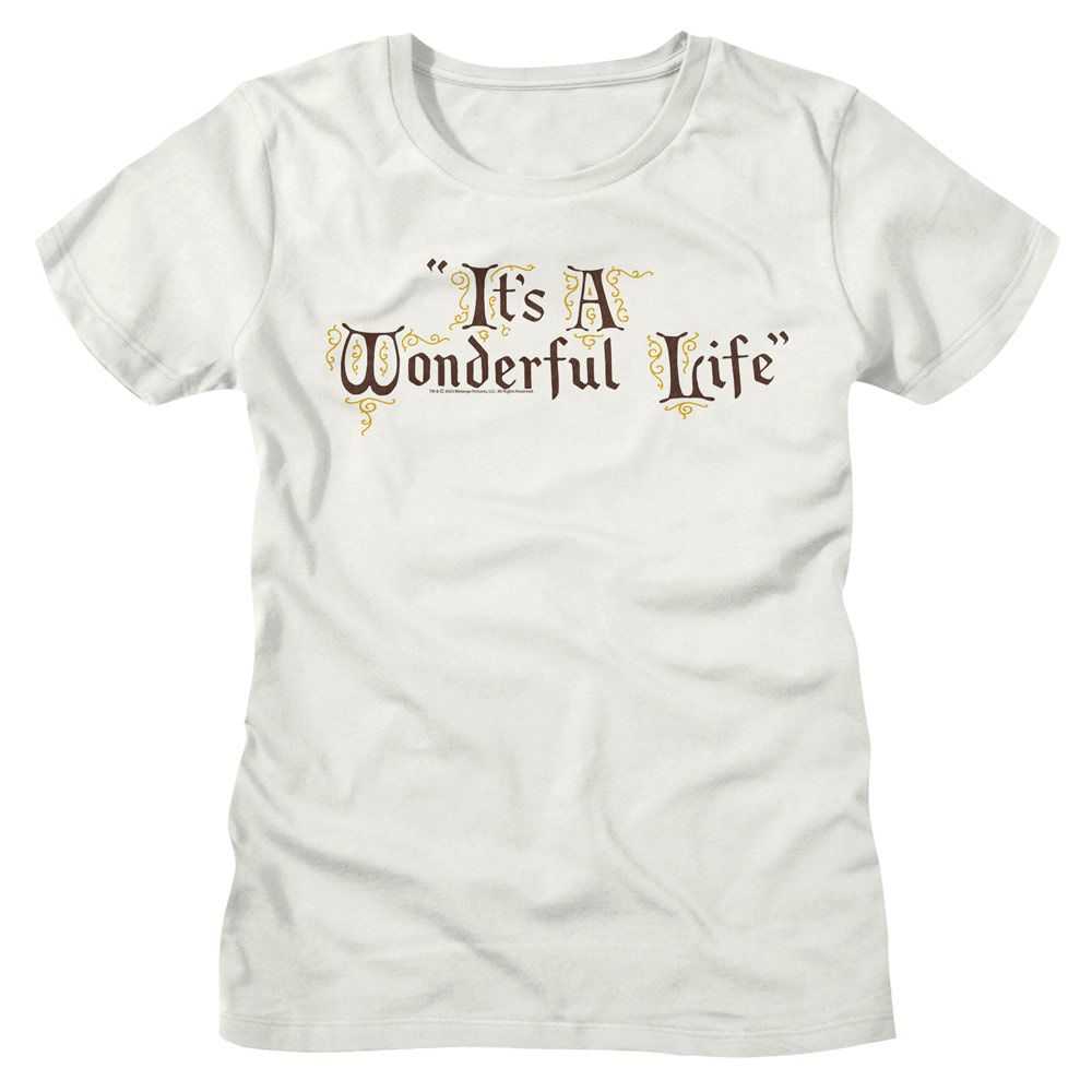 Its a Wonderful Life - ITS A WONDERFUL LIFE TITLE TREATMENT Adult Shirt