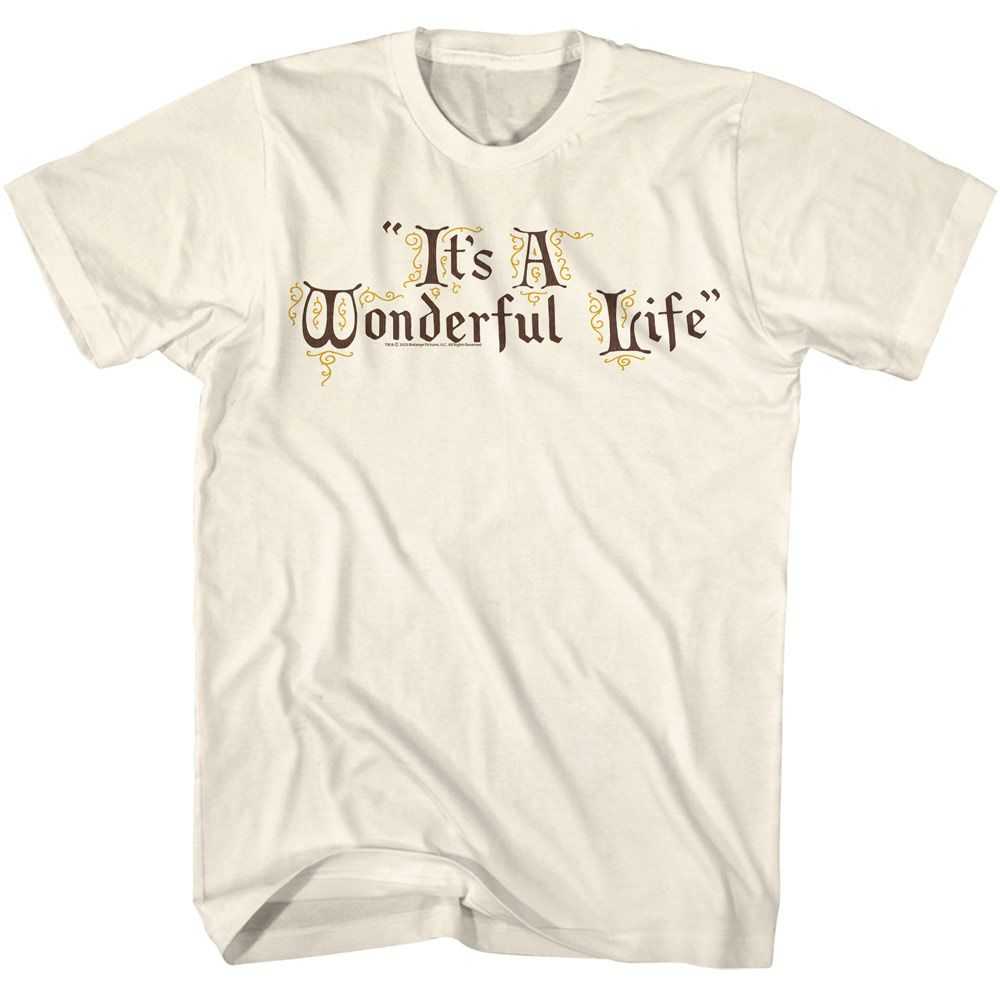 Its a Wonderful Life - ITS A WONDERFUL LIFE TITLE TREATMENT Adult Shirt