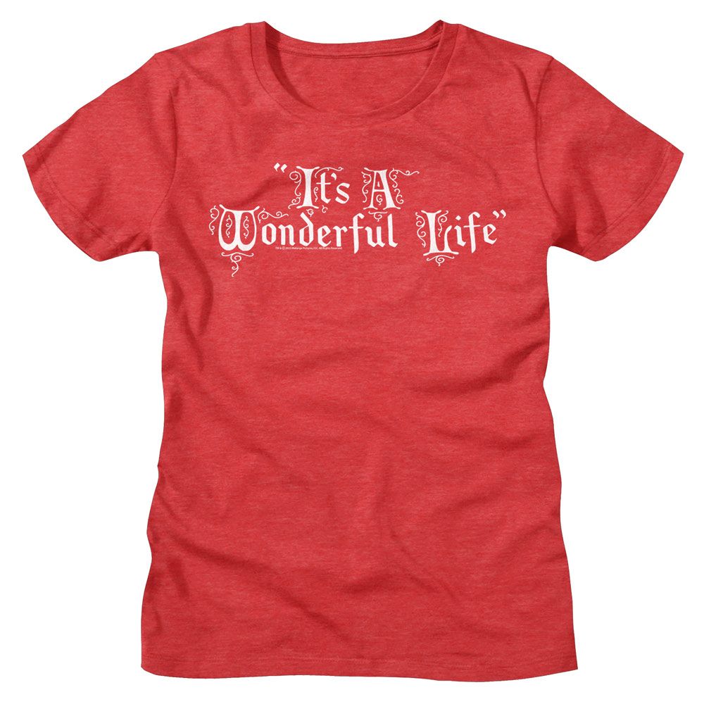 Its a Wonderful Life - ITS A WONDERFUL LIFE TITLE TREATMENT Adult Shirt