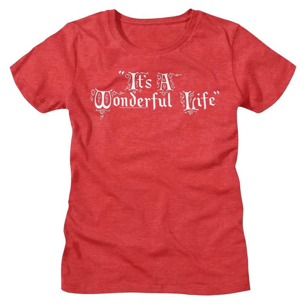 Its a Wonderful Life - ITS A WONDERFUL LIFE TITLE TREATMENT Adult Shirt