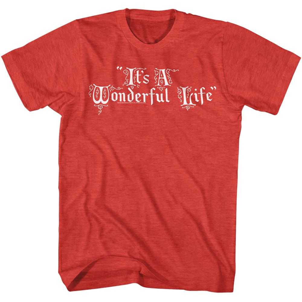 Its a Wonderful Life - ITS A WONDERFUL LIFE TITLE TREATMENT Adult Shirt