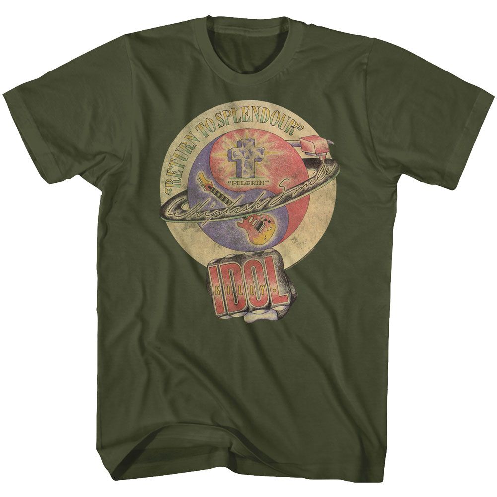 Billy Idol - WHIPLASH SMILE Adult Shirt