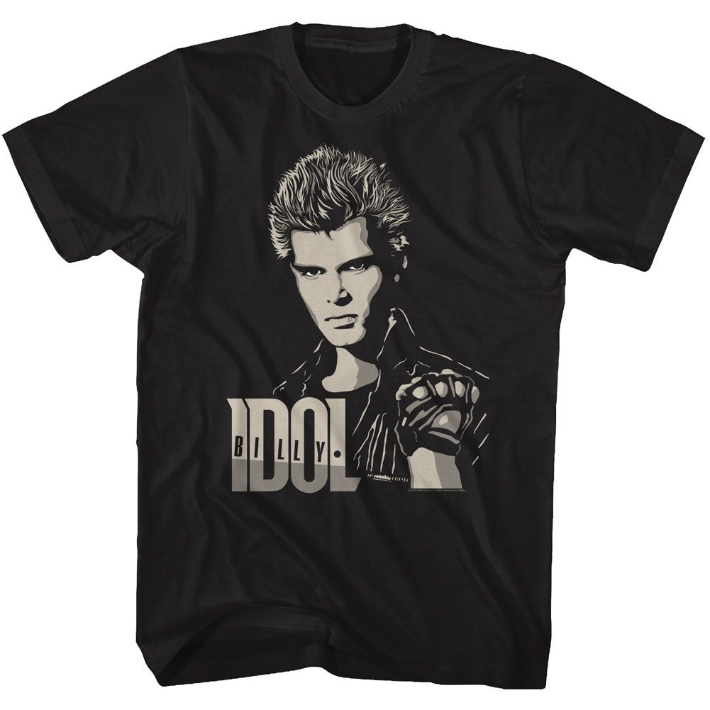 Billy Idol - 2 TONE BILLY Adult Shirt