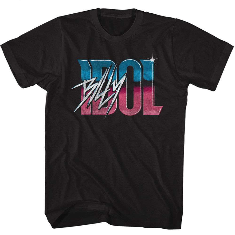 Billy Idol - BILLY IDOL IDOL NAME GRADIENT Adult Shirt
