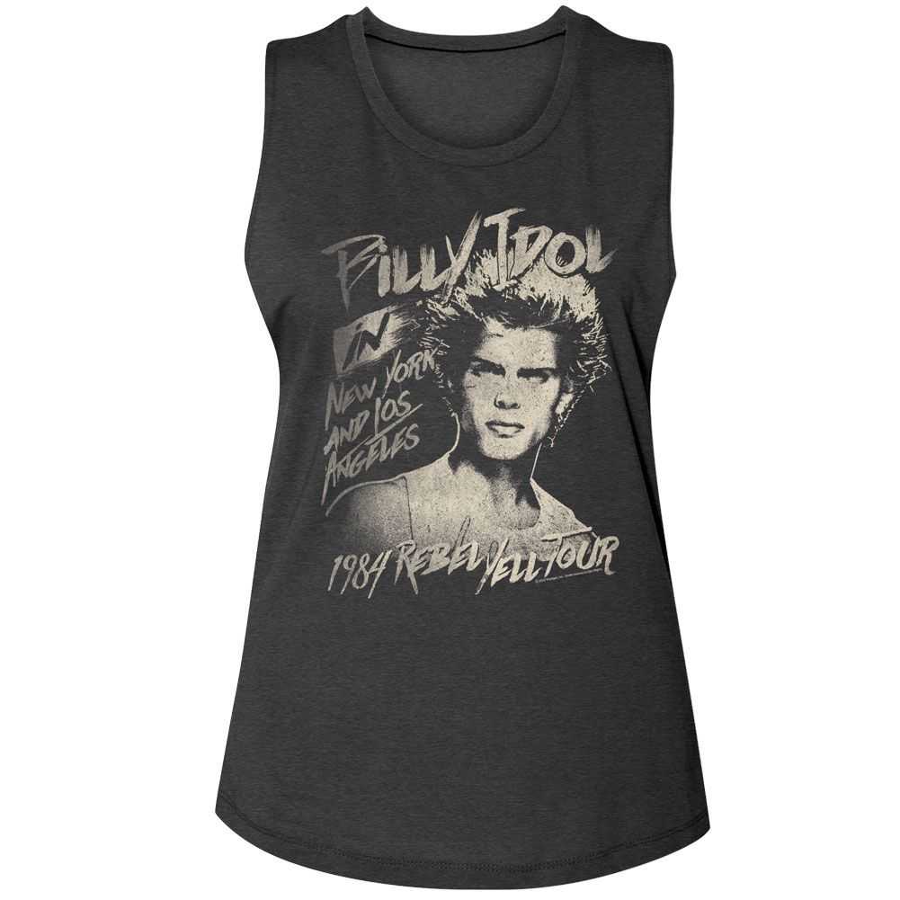 Billy Idol - BILLY IDOL 84 REBEL YELL TOUR Adult Shirt