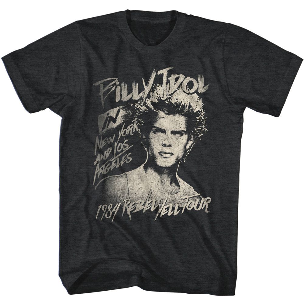 Billy Idol - BILLY IDOL 84 REBEL YELL TOUR Adult Shirt
