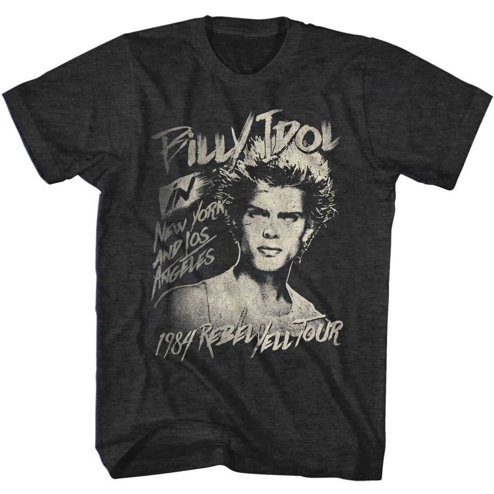 Billy Idol - BILLY IDOL 84 REBEL YELL TOUR Adult Shirt