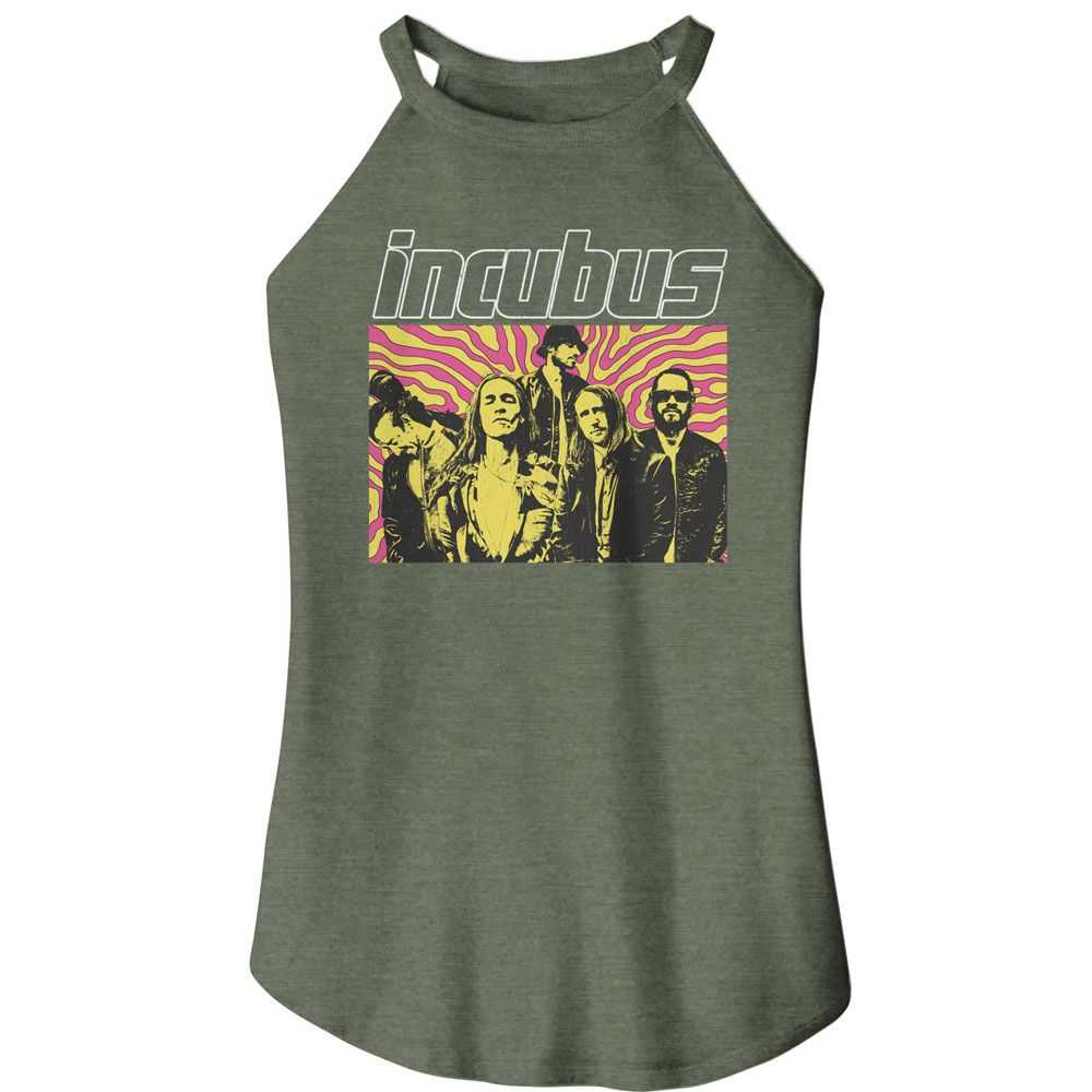 Incubus - INCUBUS SWIRL BACKGROUND Adult Shirt