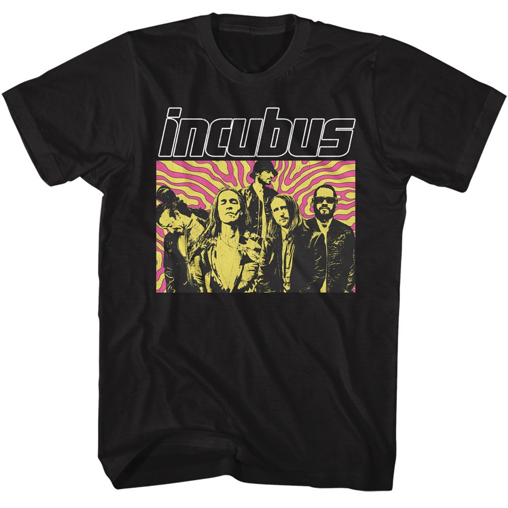 Incubus - INCUBUS SWIRL BACKGROUND Adult Shirt