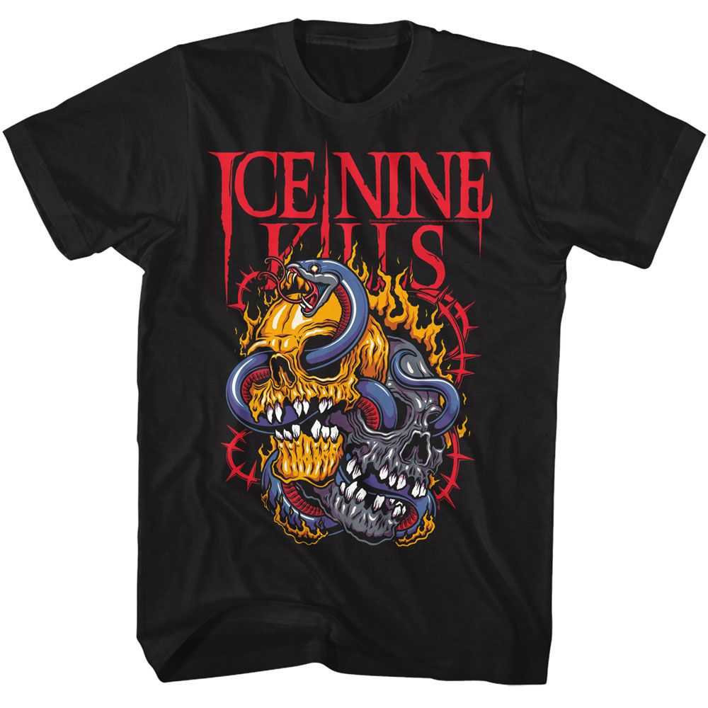 Ice Nine Kills - ICE NINE KILLS SNAKE SKULLS Adult Shirt