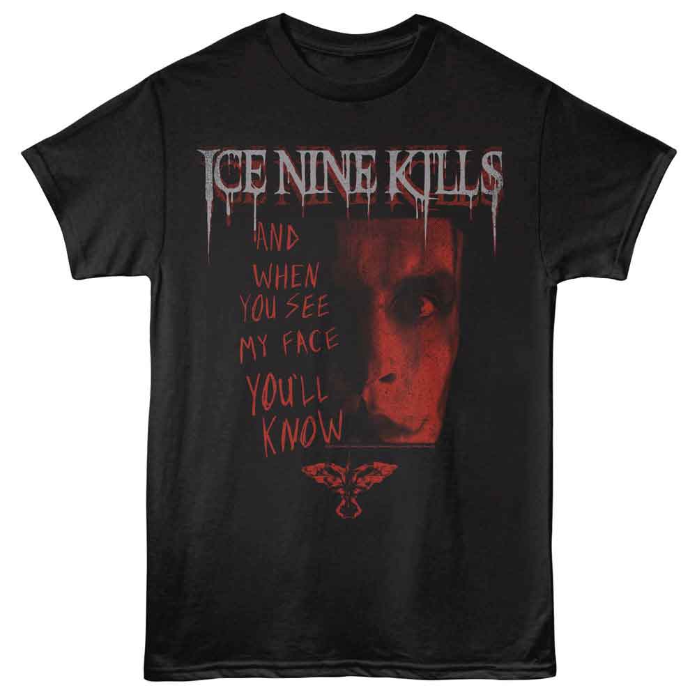 Ice Nine Kills - ICE NINE KILLS WHEN YOU SEE MY FACE Adult Shirt