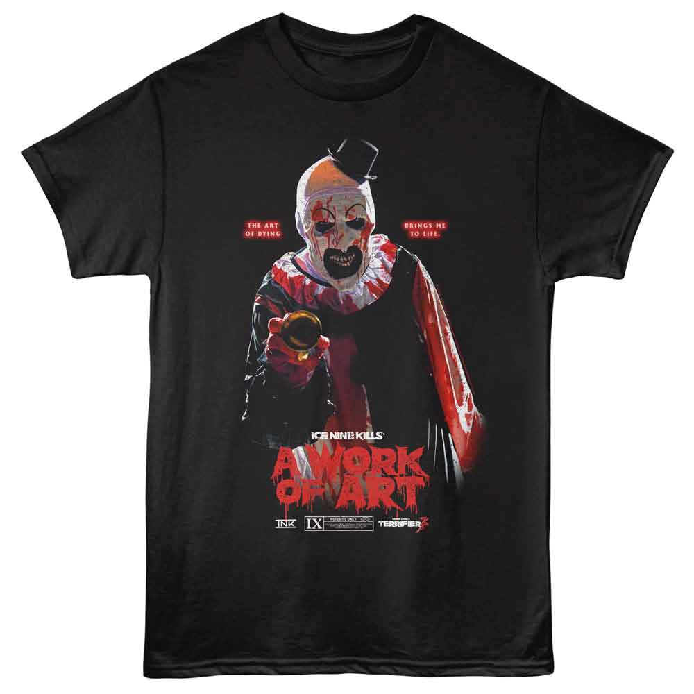 Ice Nine Kills - INK TERRIFIER A WORK OF ART Adult Shirt