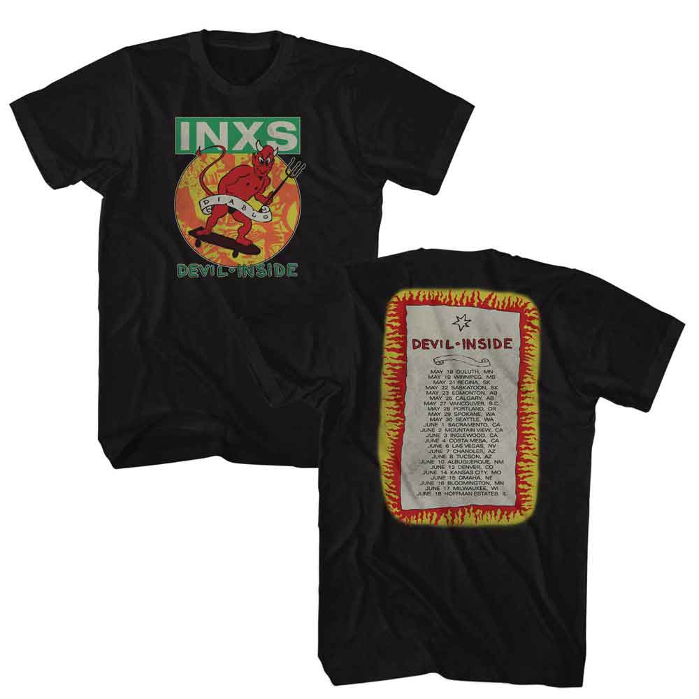 `[INXS] - INXS DEVIL INSIDE` ADULT Shirt