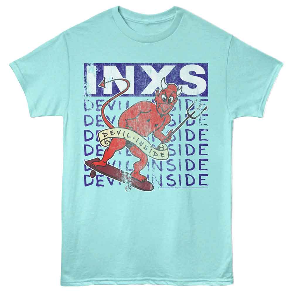 `[INXS] - INXS DEVIL INSIDE REPEAT` ADULT Shirt