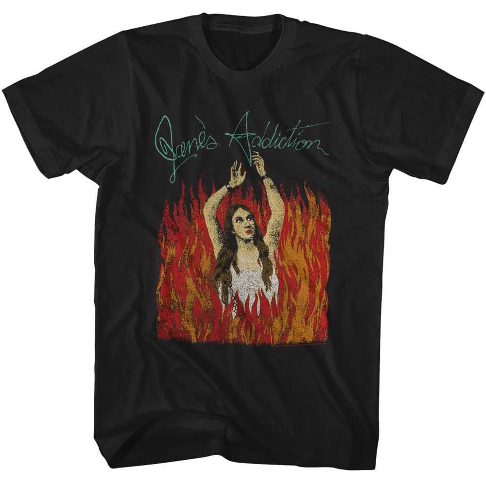 Janes Addiction - JANES ADDICTION BURNING GIRL W LOGO Adult Shirt