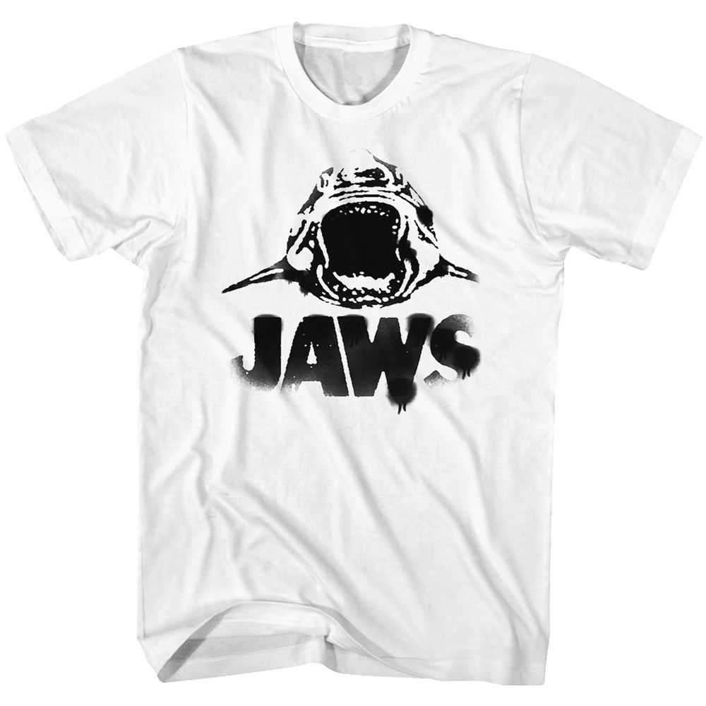 Jaws - BLK LOGO Adult Shirt