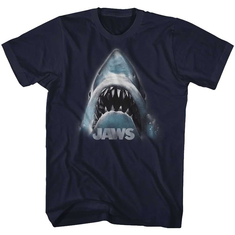 Jaws - JAWS HEAD LOGO Adult Shirt