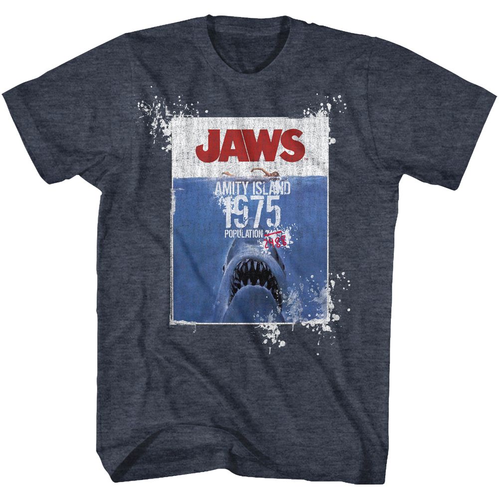 Jaws - JAWS POPULATION Adult Shirt