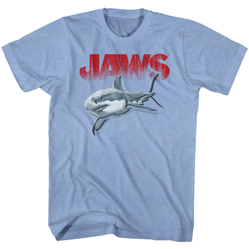 Jaws - JAWS HALFTONE Adult Shirt