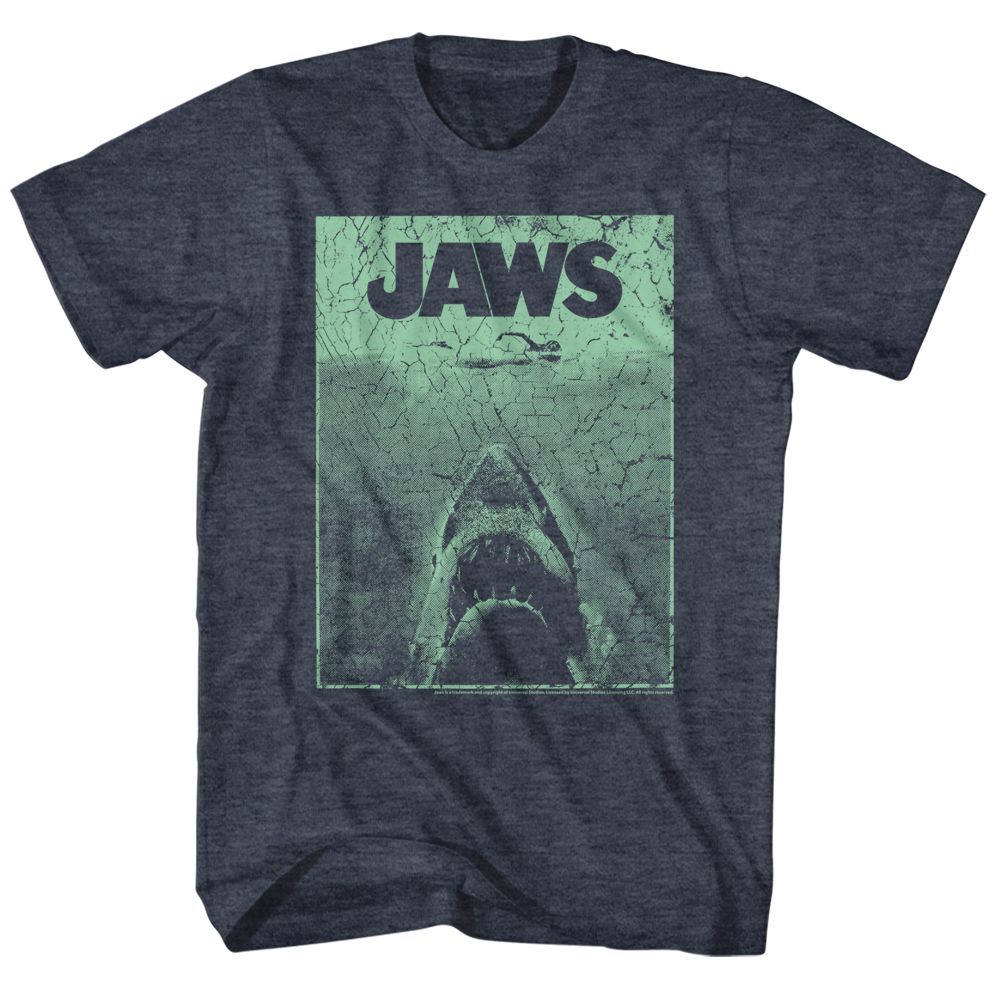 Jaws - GREEN JAWS Adult Shirt
