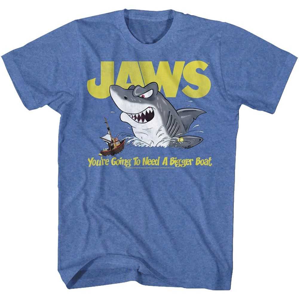 Jaws - CARTOON JAWS Adult Shirt