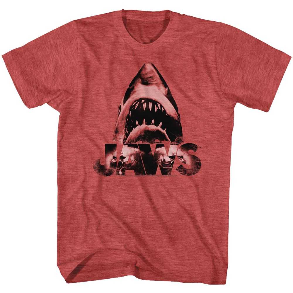 Jaws - BURNT JAWS Adult Shirt
