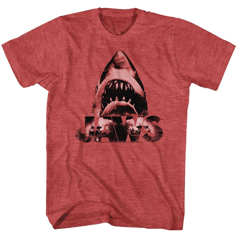 Jaws - BURNT JAWS Adult Shirt
