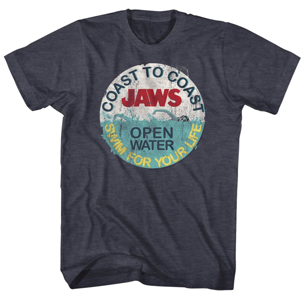 Jaws - SWIM FOR YOUR LIFE Adult Shirt
