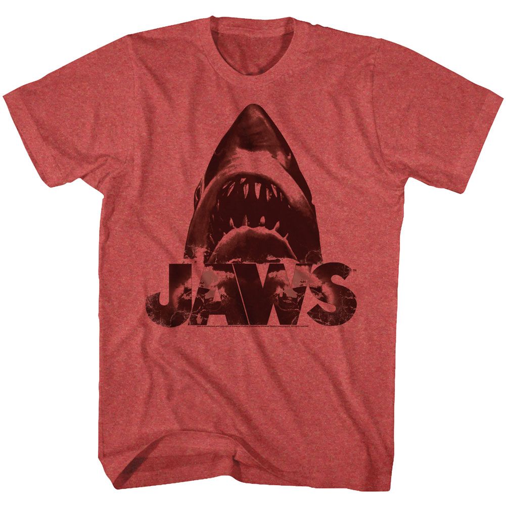 Jaws - BURNT JAWS Adult Shirt