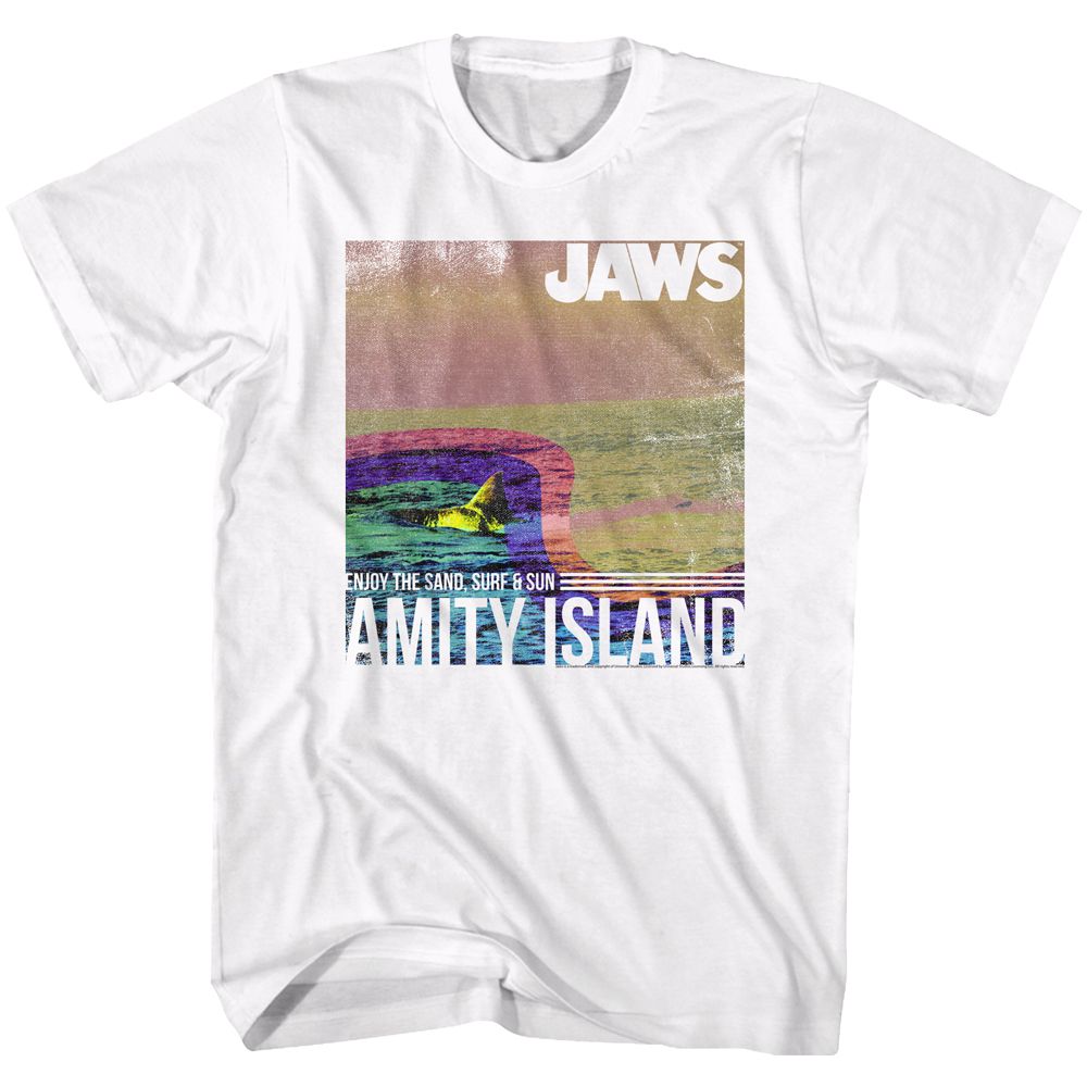 Jaws - AMITY ISLAND Adult Shirt